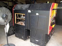 Dual Sega Super GT Driving Arcade Game