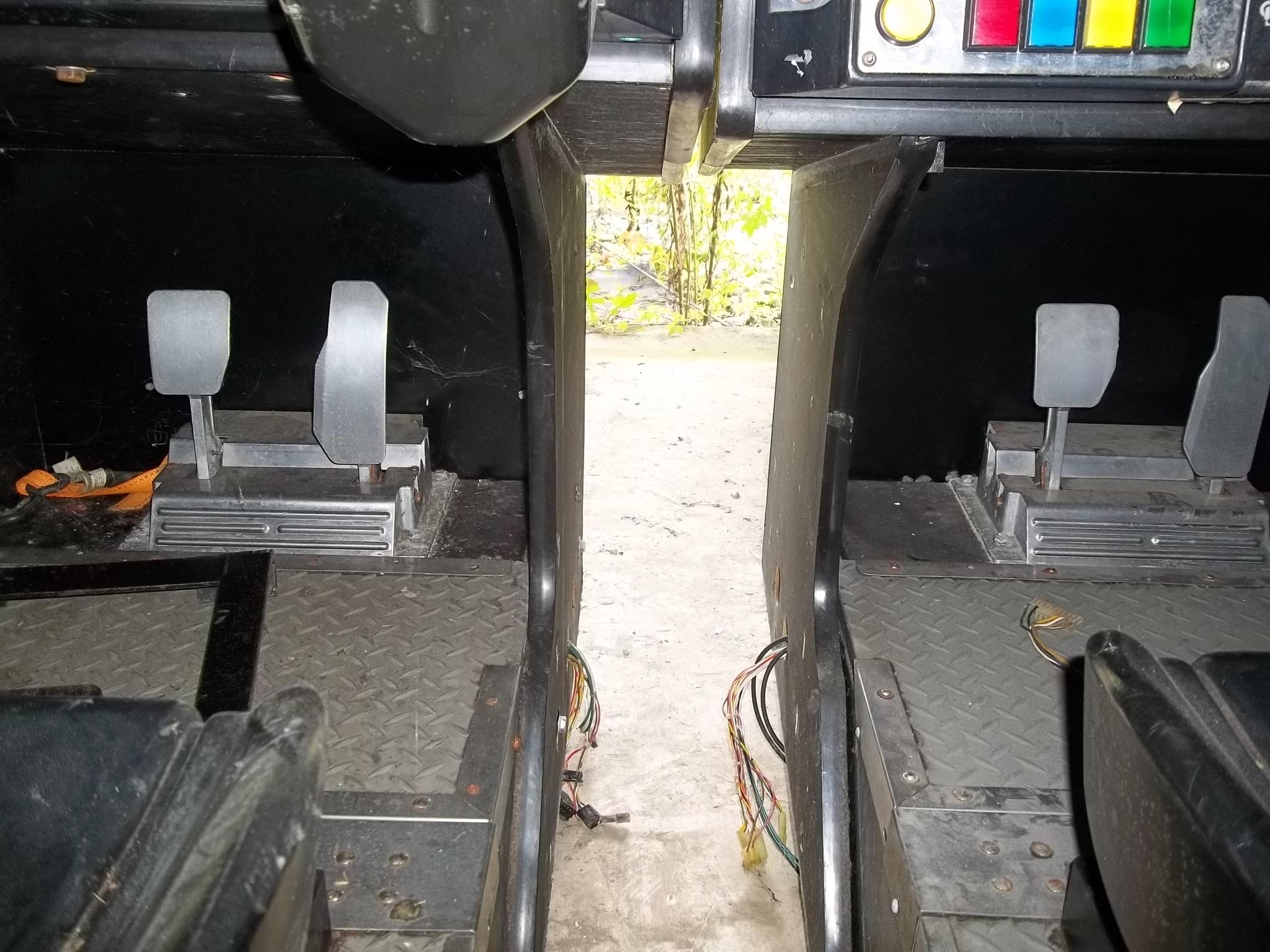 Dual Sega Super GT Driving Arcade Game