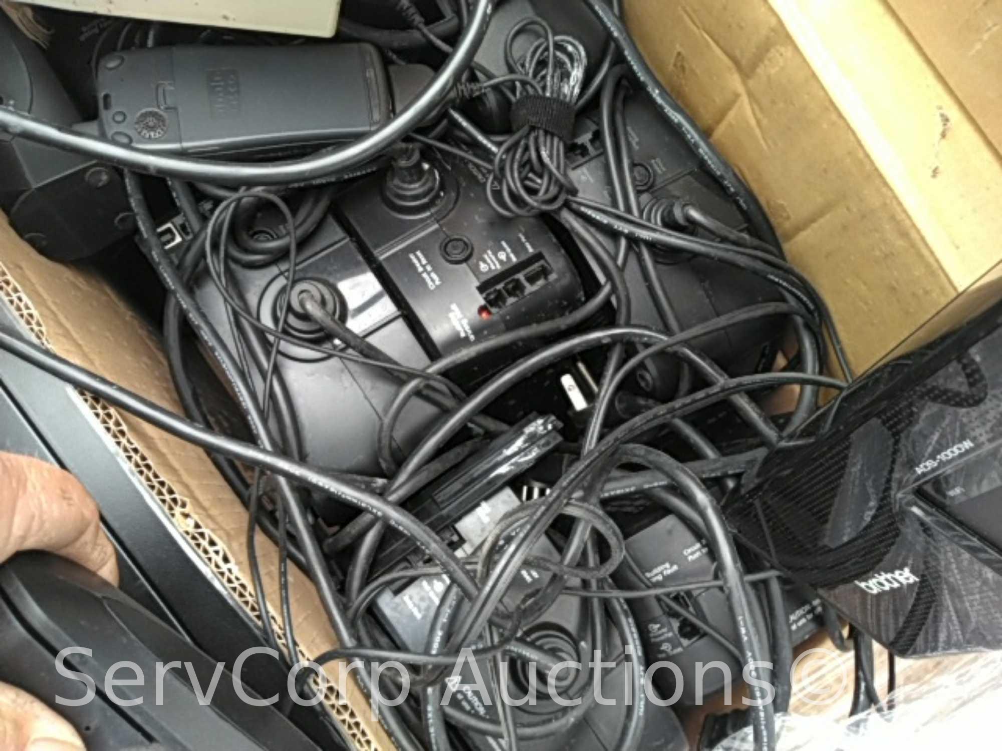 Lot on 2 Pallets of Various UPS, Scanner, Cisco Phones, etc