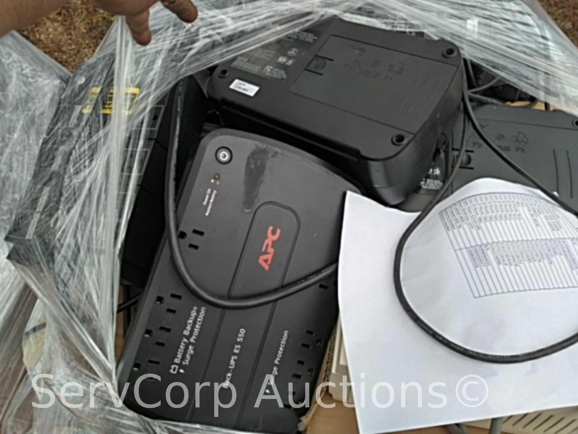 Lot on 2 Pallets of Various UPS, Scanner, Cisco Phones, etc