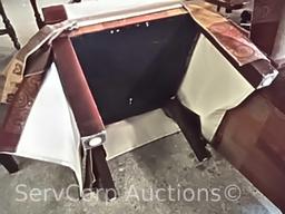 Lot of 2 high back chairs