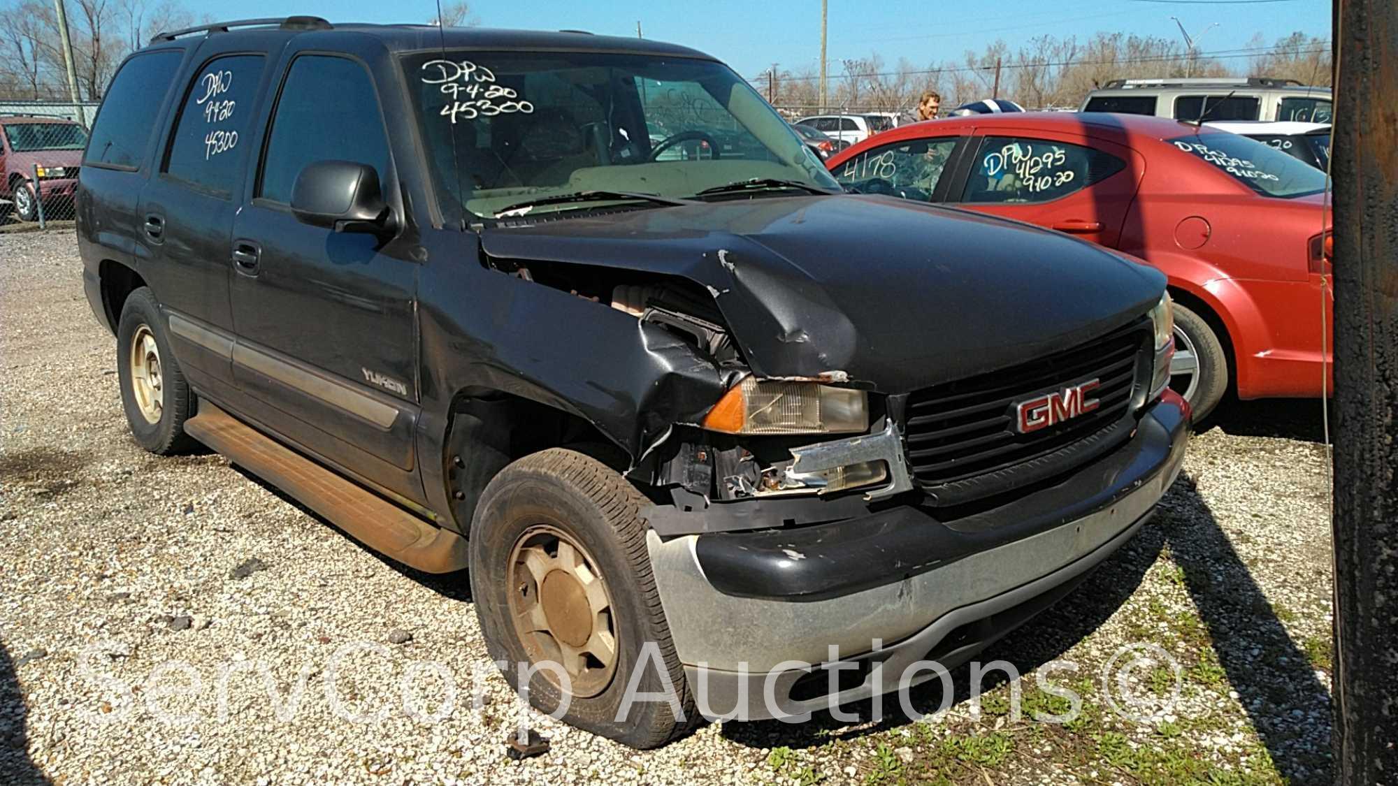 2004 GMC Yukon Multipurpose Vehicle (MPV), VIN # 1GKEC13V94R123988