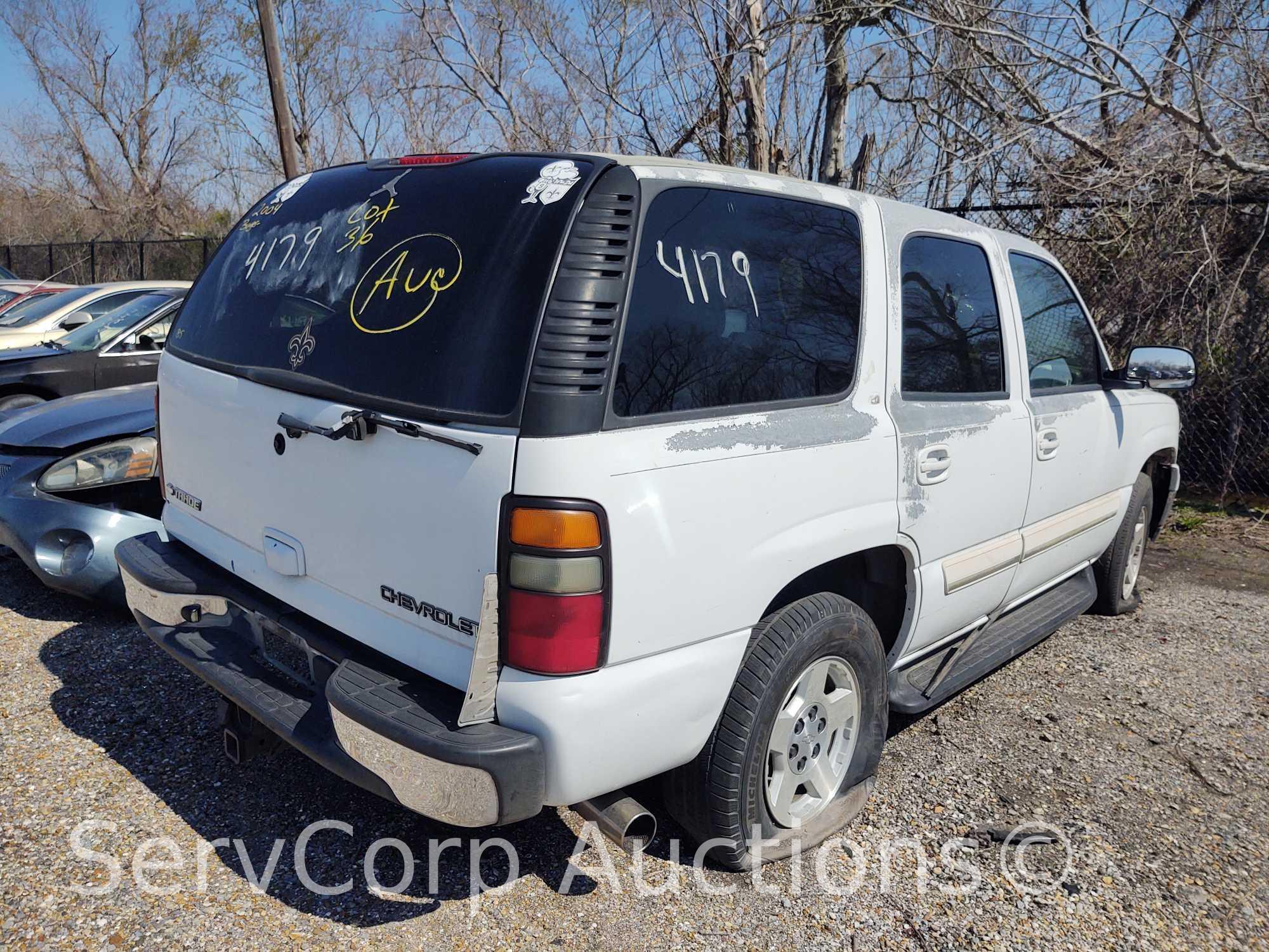 2004 Chevrolet Tahoe Multipurpose Vehicle (MPV), VIN # 1GNEC13Z14J237228
