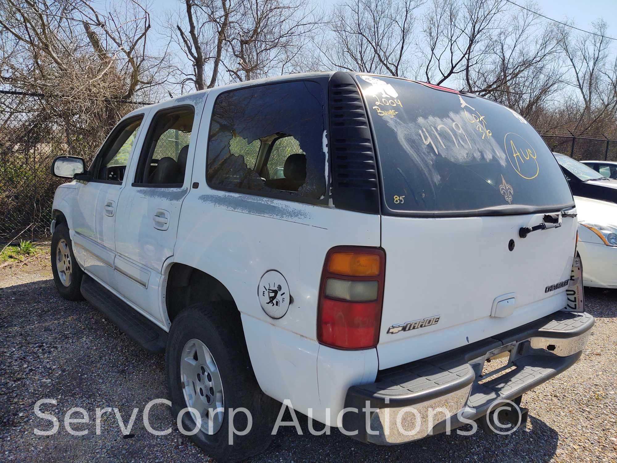 2004 Chevrolet Tahoe Multipurpose Vehicle (MPV), VIN # 1GNEC13Z14J237228