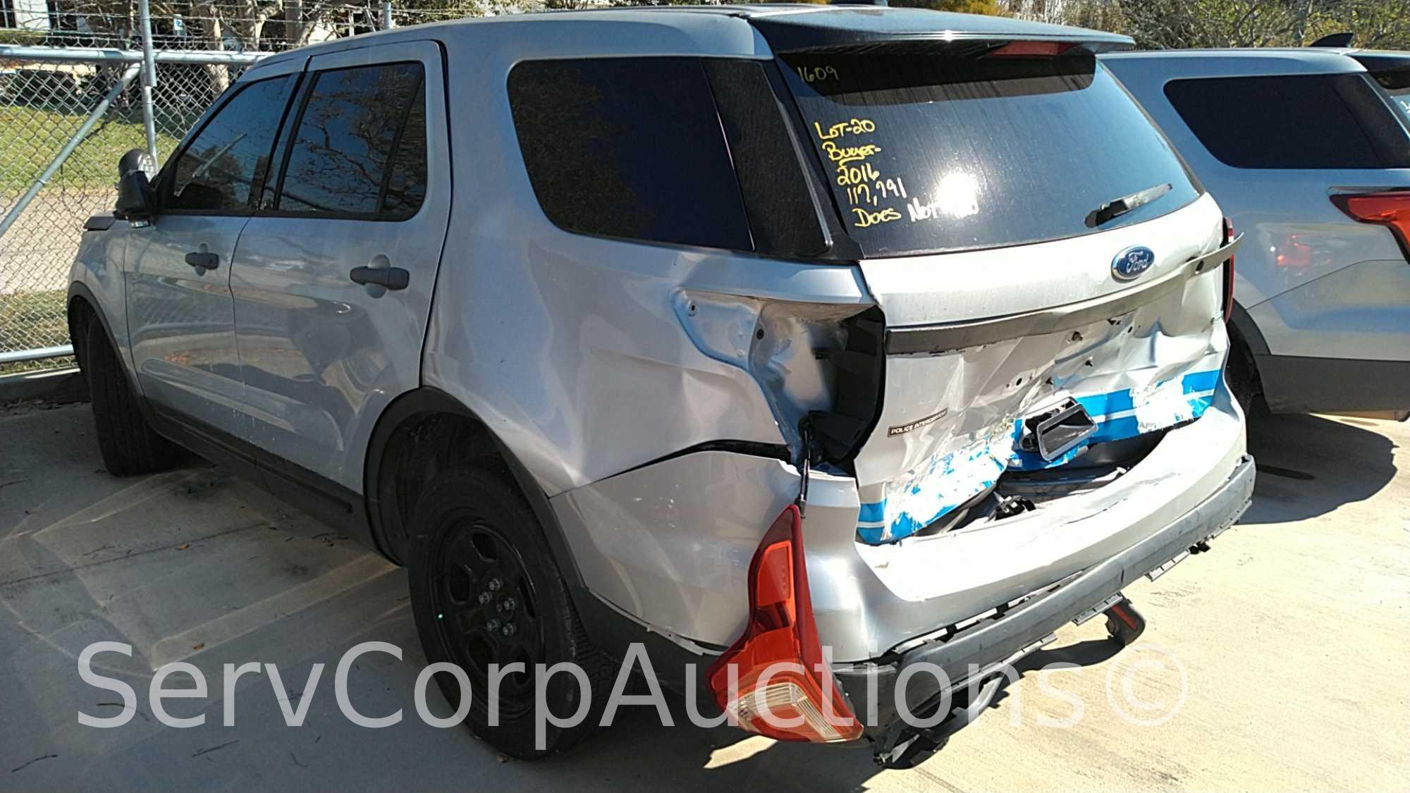 2016 Ford Explorer Multipurpose Vehicle (MPV), VIN # 1FM5K8AR3GGC61213
