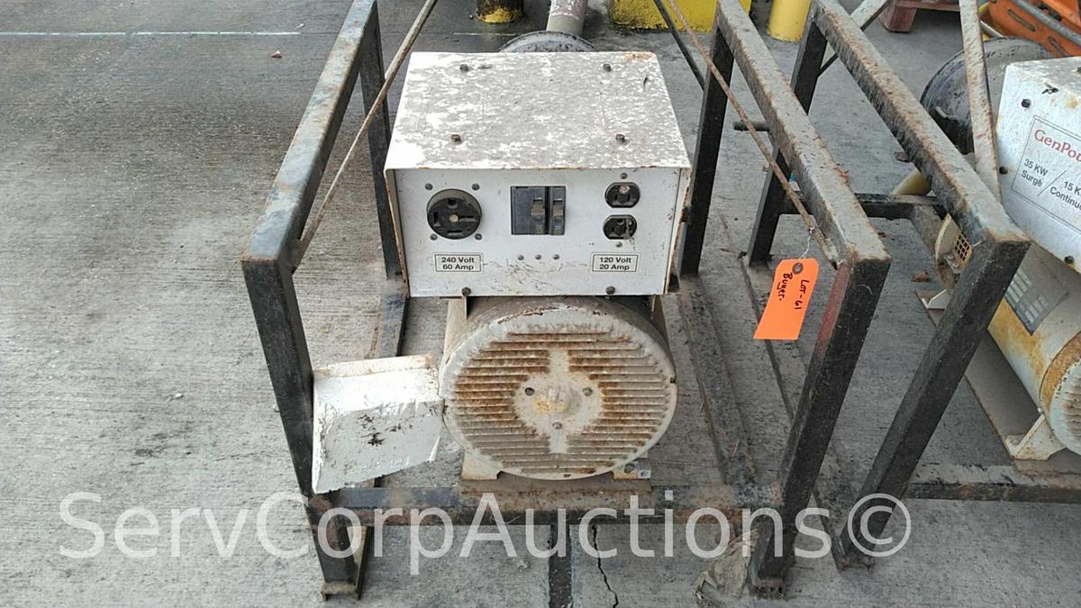 GenPower 35KW Surge/15KW Continuous 120-Volt 20-Amp/240-Volt 60-Amp PTO Generator