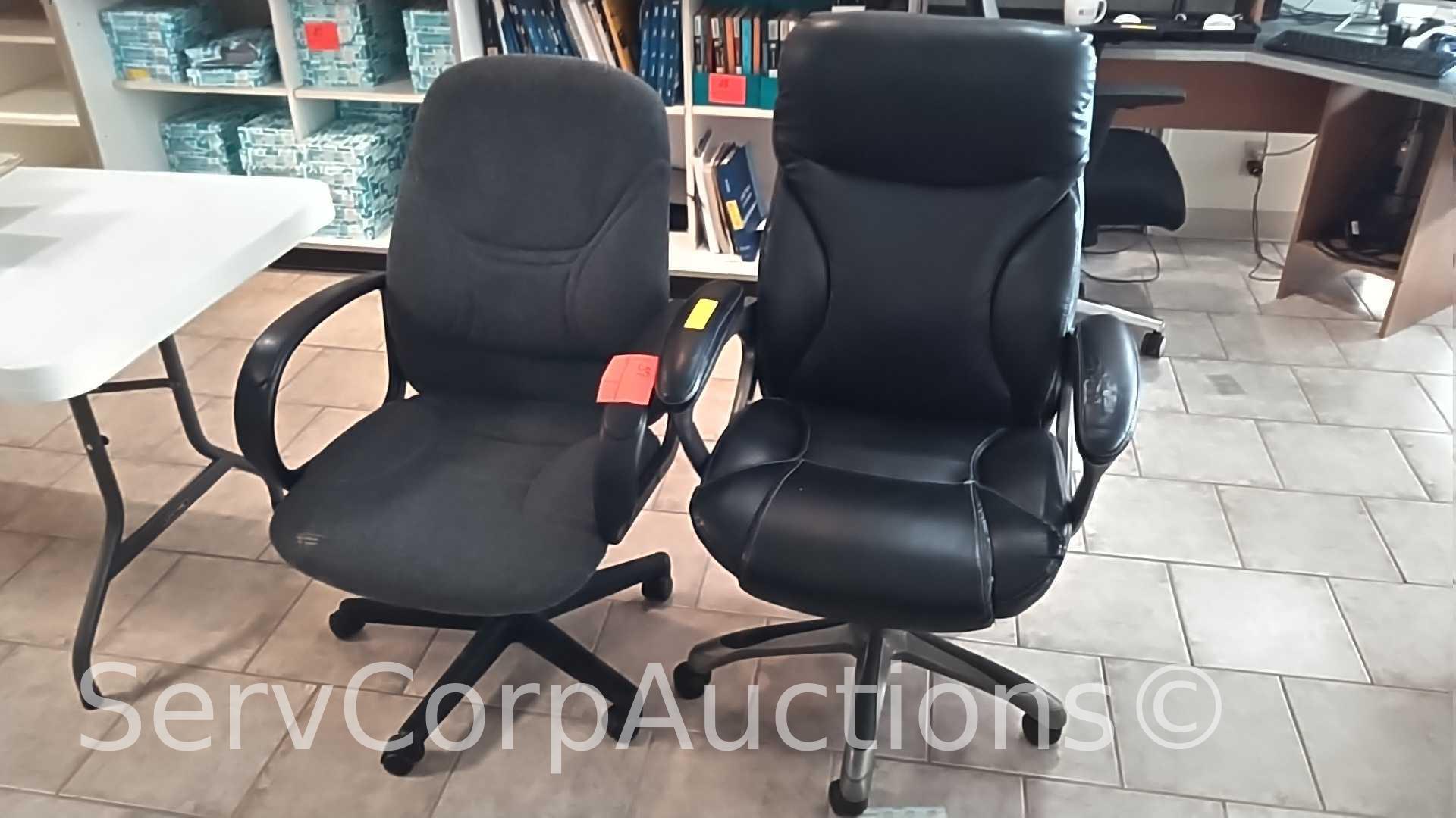 Lot of 2 Various Office Chairs