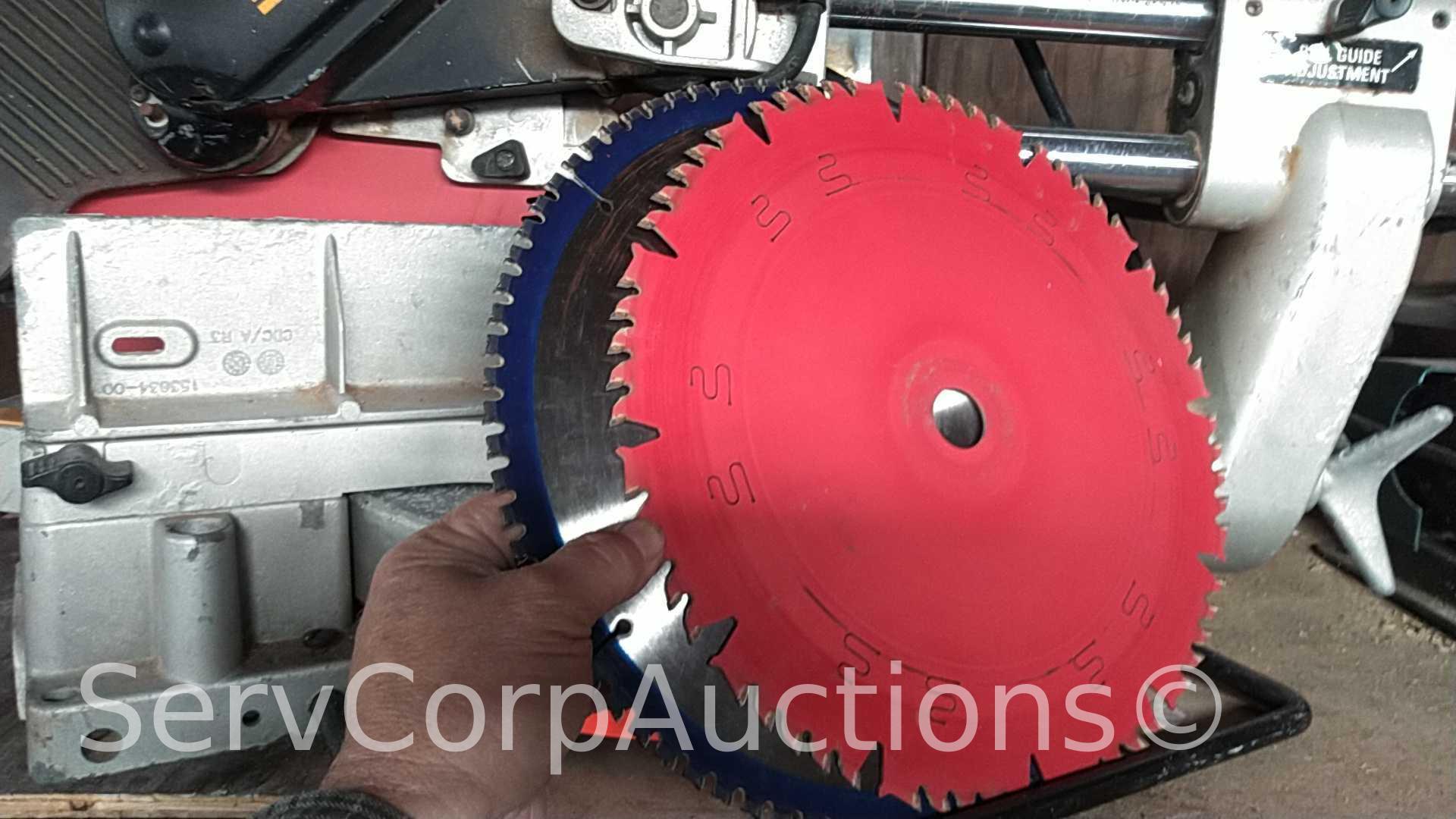 Dewalt 12" Miter Saw with 2 Extra 12" Blades