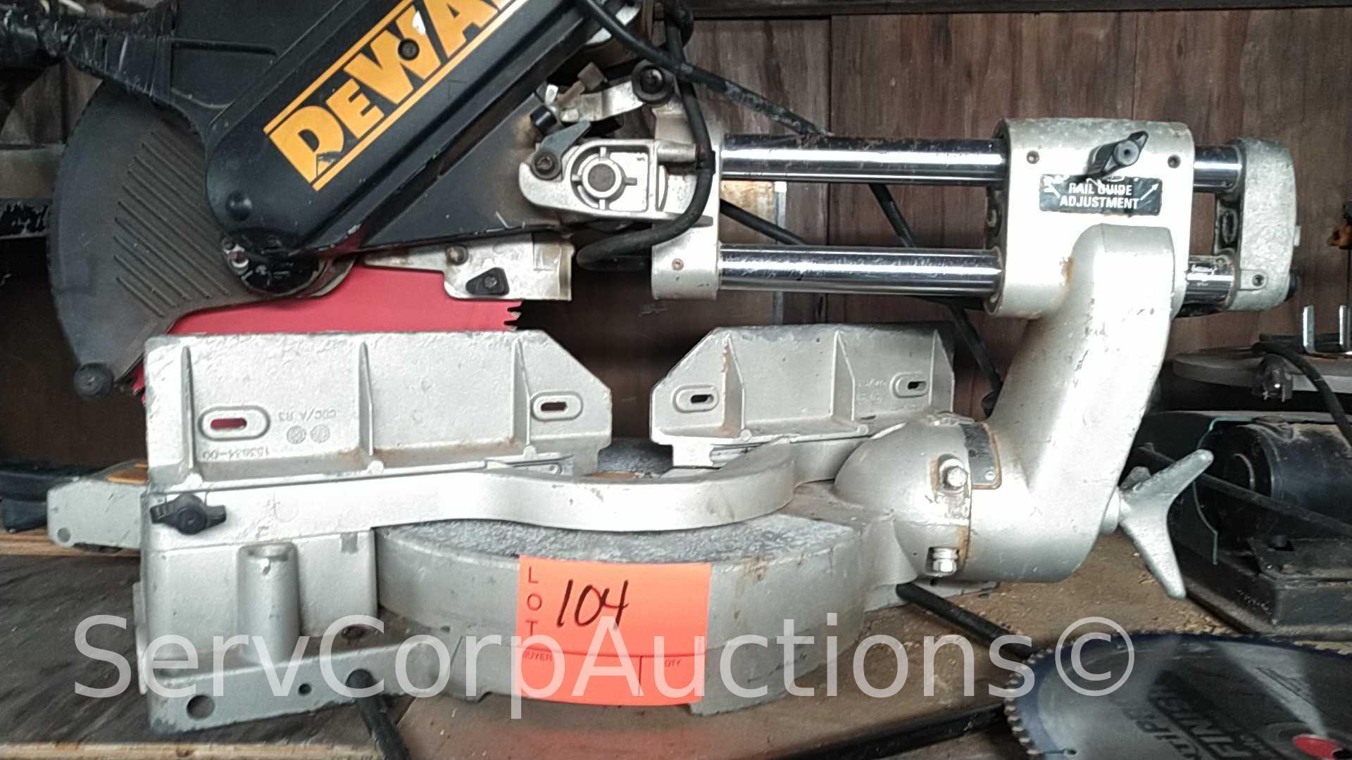 Dewalt 12" Miter Saw with 2 Extra 12" Blades
