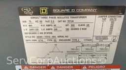 Lot of Dry Type Distribution 3-Phase Type DT-3 Transformer, Jefferson Electric Dry Type 3-Phase