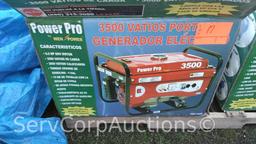 Lot of 3 Power Pro Powered by Wen Power 3500-Watt 6.5 Generator All Have Rust in Tanks (Seller: City