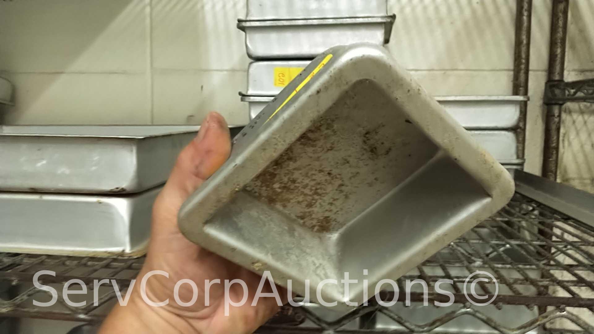 Lot of Various Size Square Cake Pans