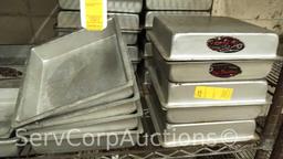 Lot of Various Size Square Cake Pans
