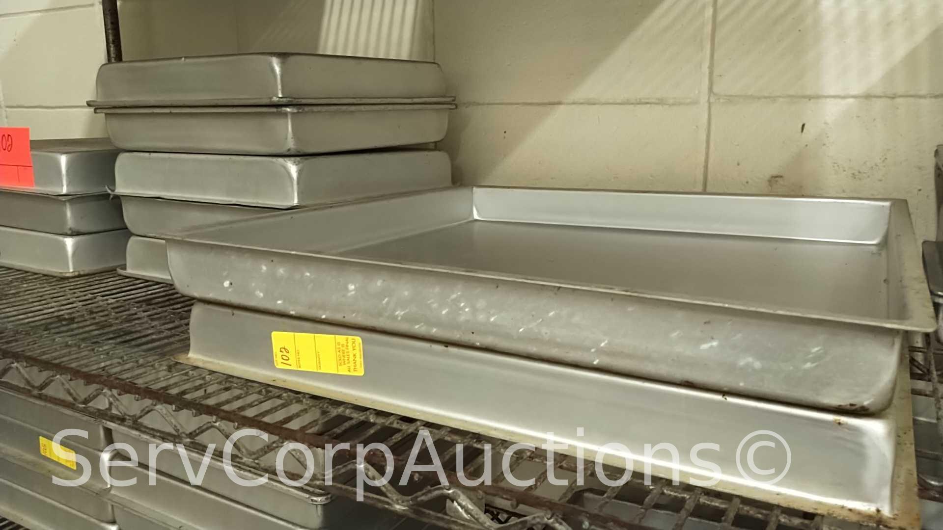 Lot of Various Size Square Cake Pans