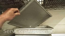 Lot of Various Size Square Cake Pans