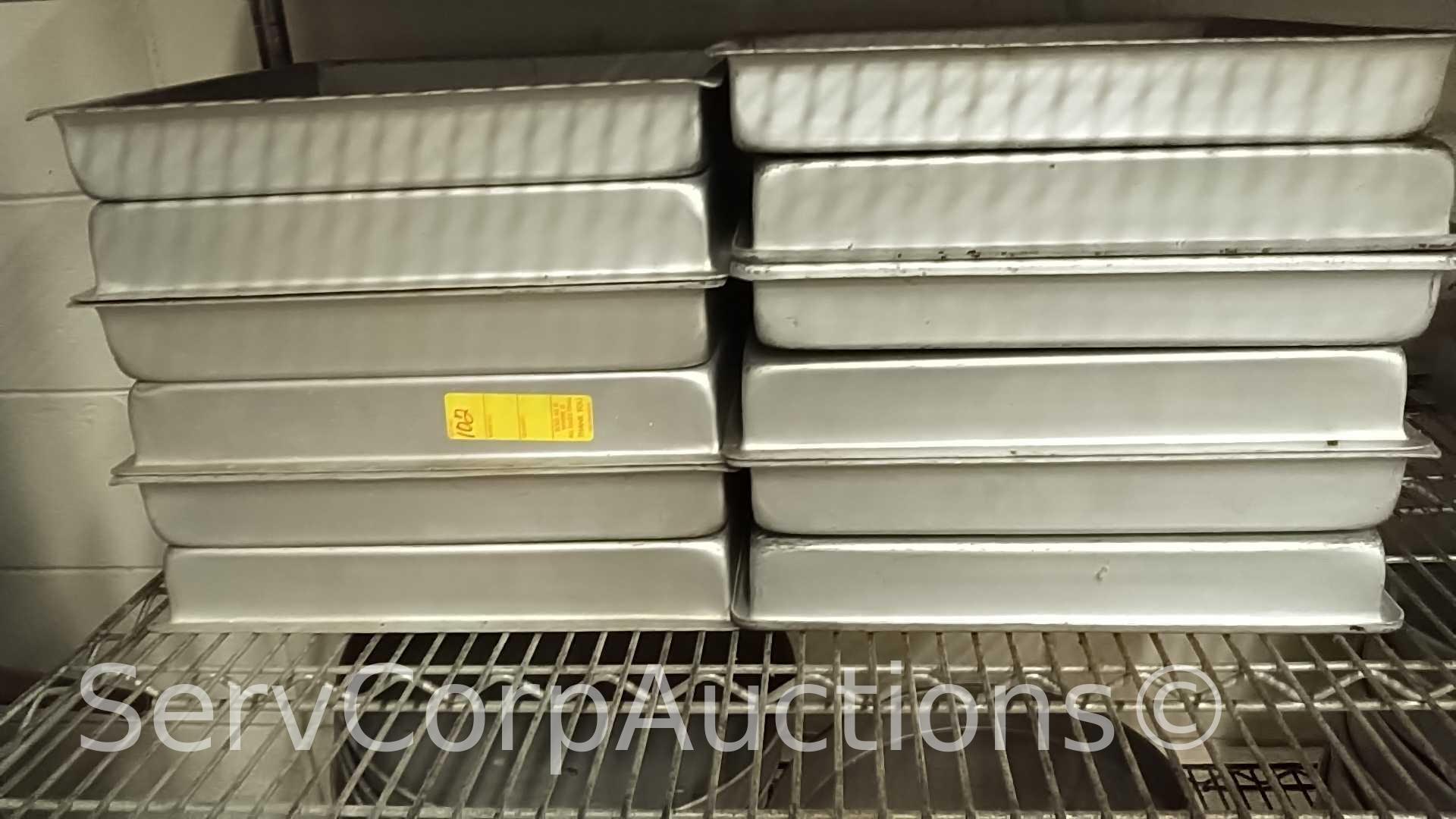 Lot of Various Size Square Cake Pans