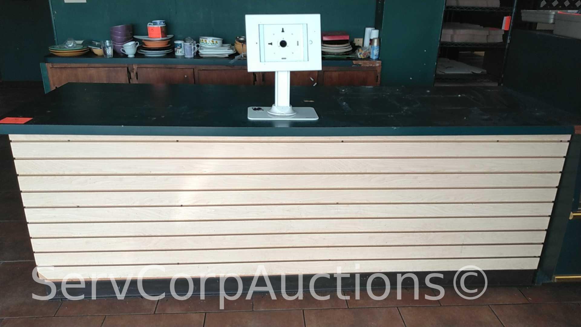 Green Top 96" x 32" Counter Cabinet