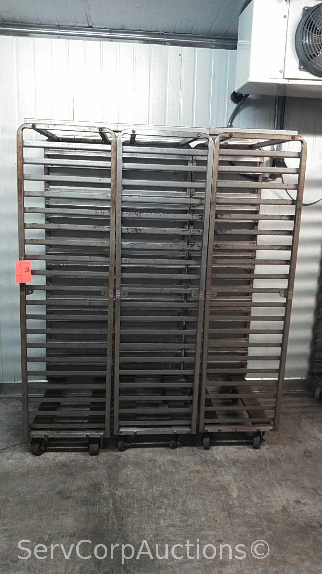 Lot of 3 Baxter Oven Transport Racks
