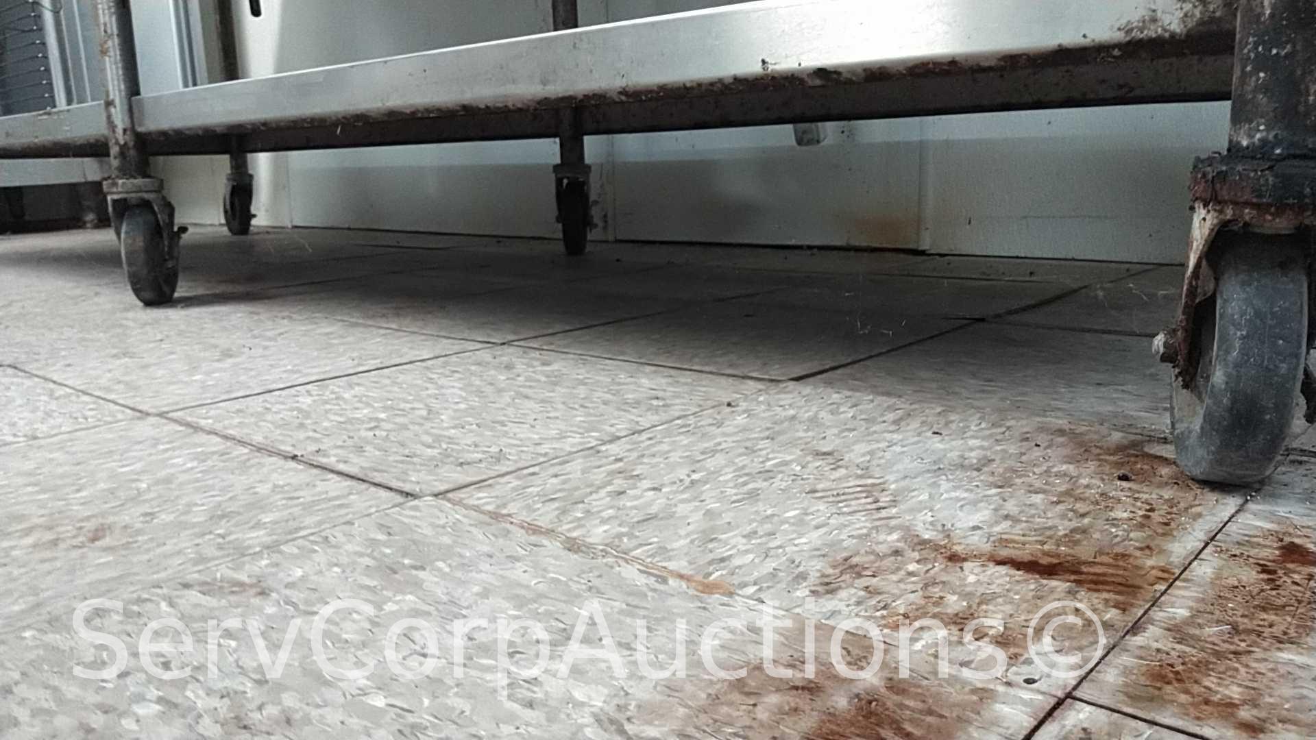 8' Bakers Aid 2-Well Prep Cook Table