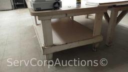 Formica Top 8' x 4' Wooden Bakery Table