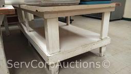 Formica Top 8' x 4' Wooden Bakery Table