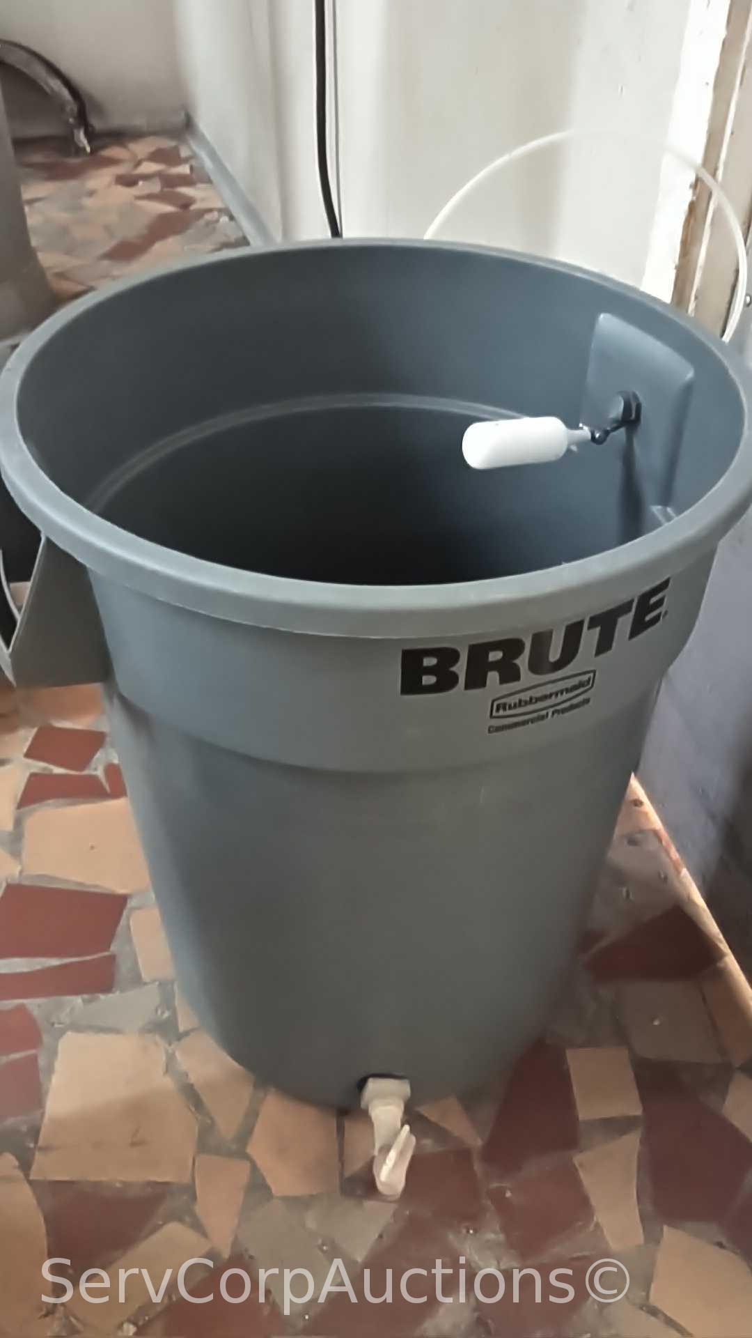Lot of Various Trash Cans