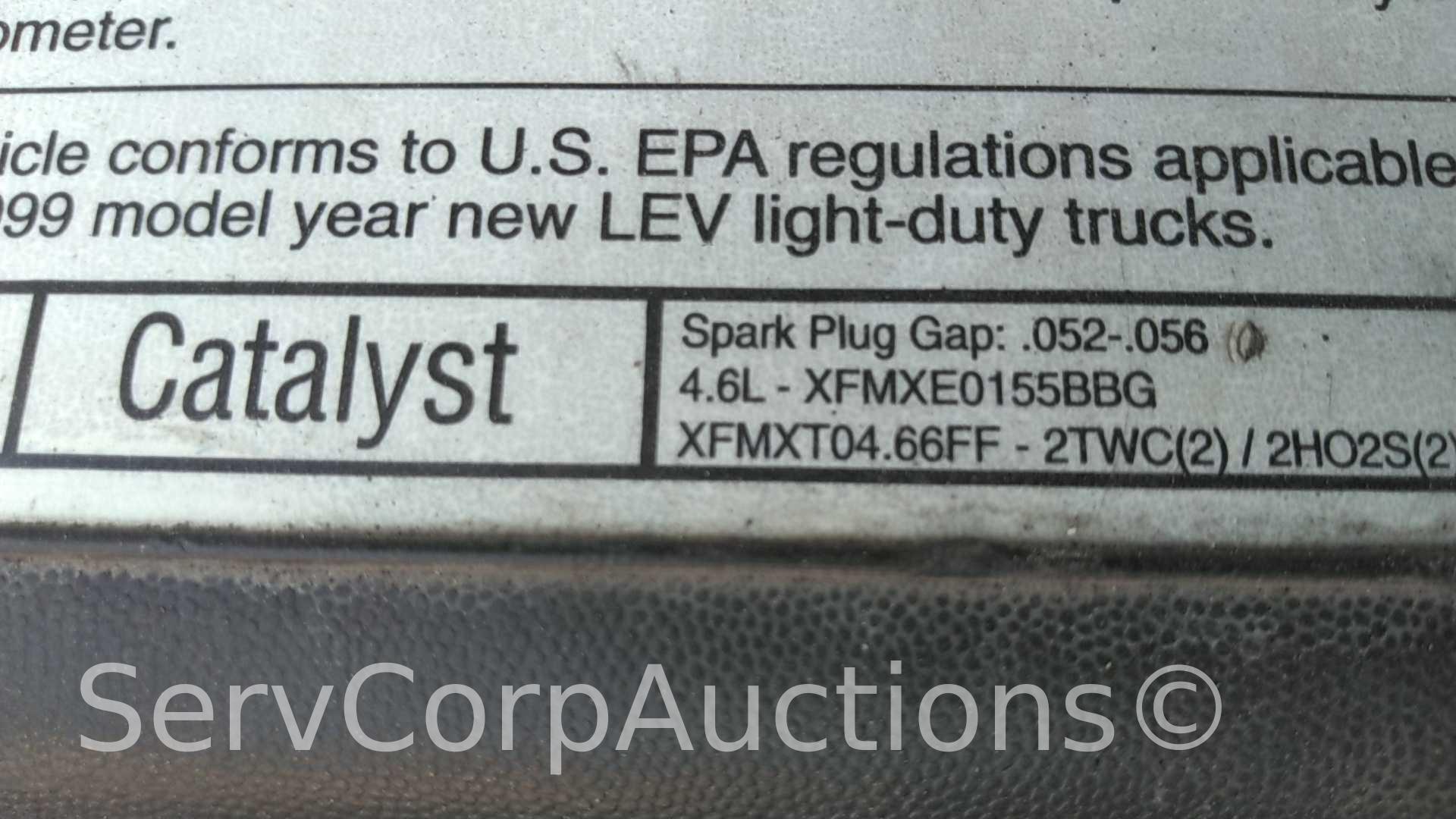 1999 Ford Expedition Multipurpose Vehicle (MPV), VIN # 1FMRU1863XLA85513