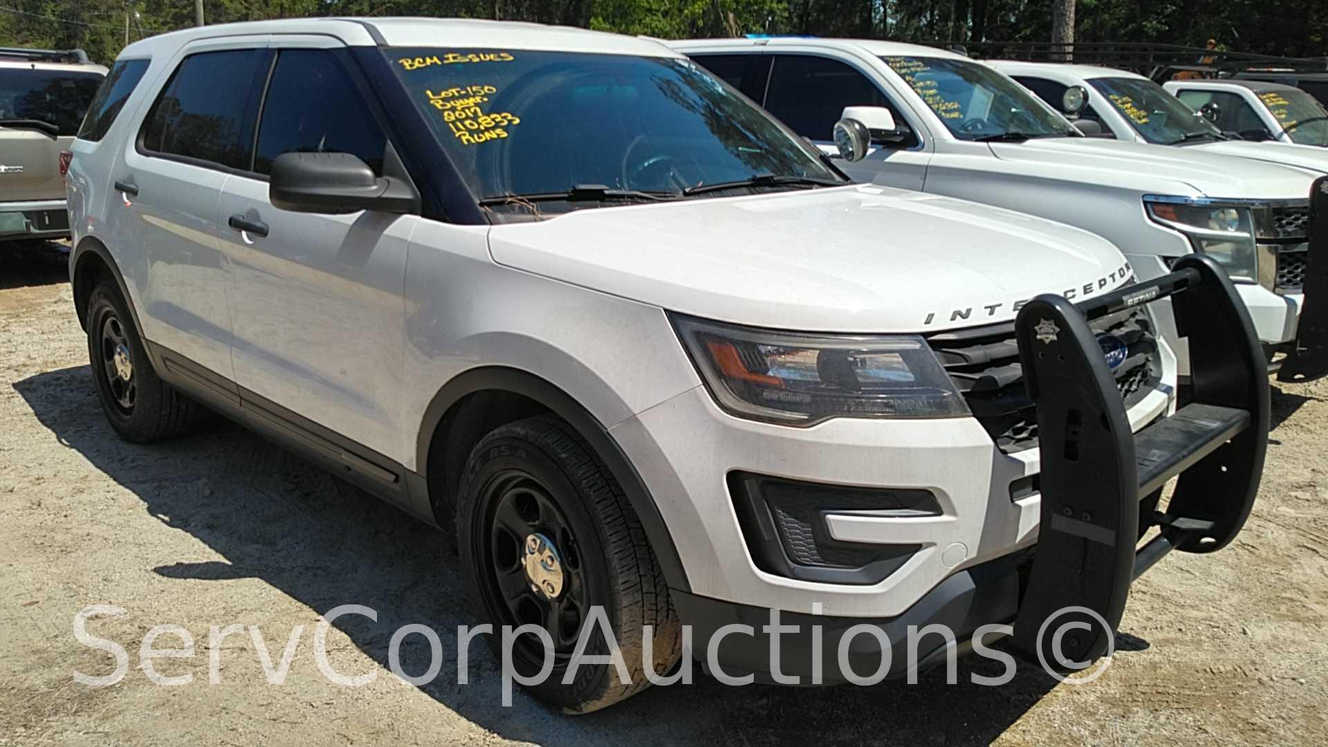 2017 Ford Explorer Multipurpose Vehicle (MPV), VIN # 1FM5K8AT8HGD44147