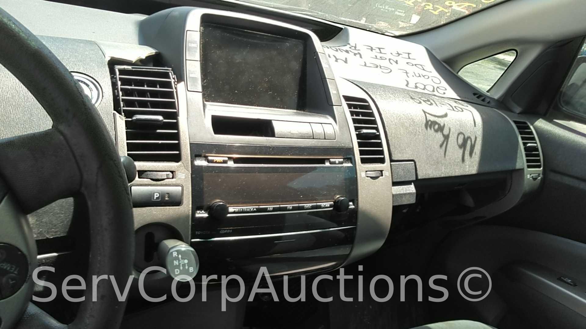 2007 Toyota Prius Passenger Car, VIN # JTDKB20UX77677608 No Key