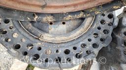 Lot on Pallet of (2) 12.16.5 and (2) 33x12-16 Skid Steer Tires