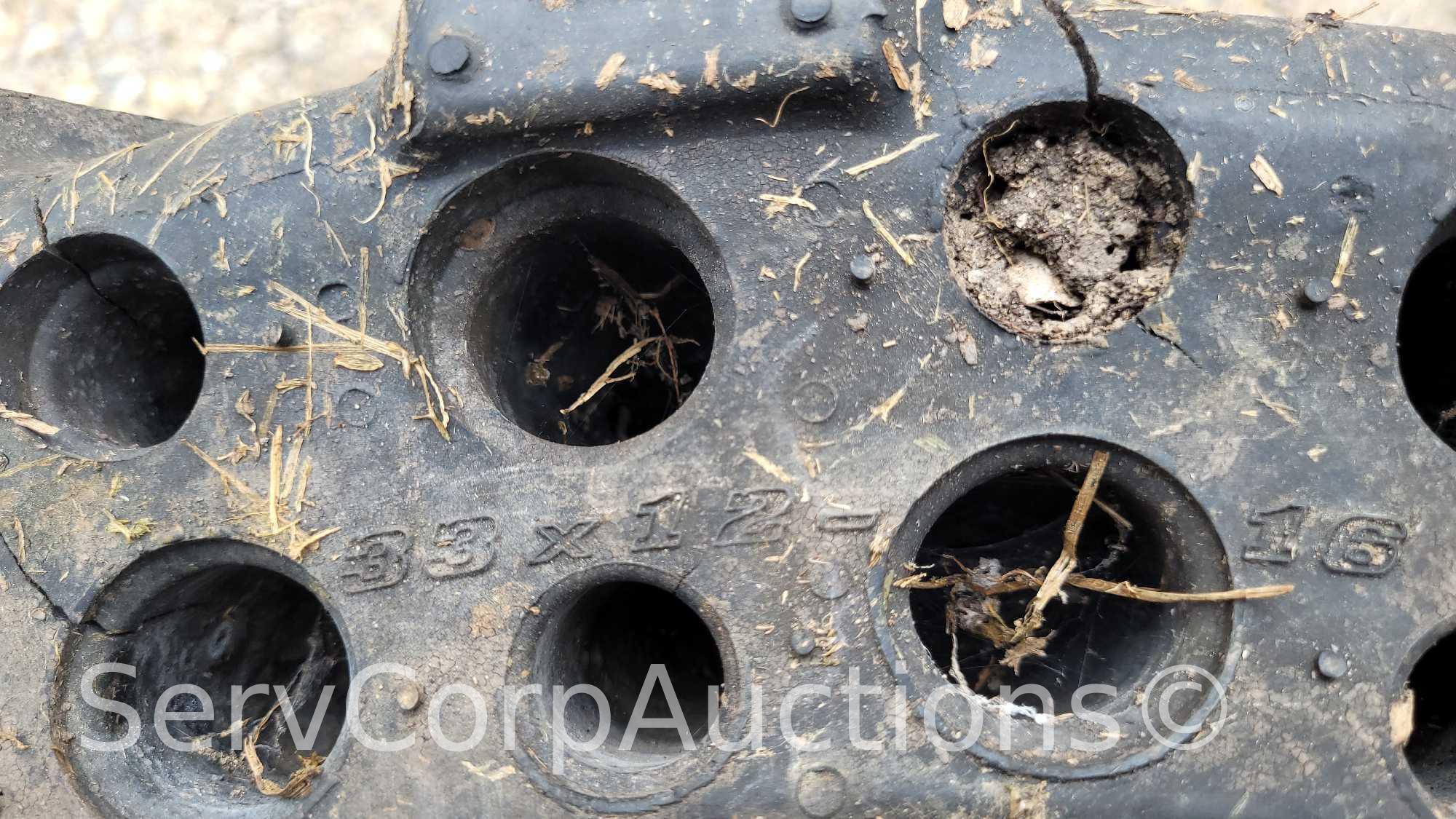 Lot on Pallet of (2) 12.16.5 and (2) 33x12-16 Skid Steer Tires