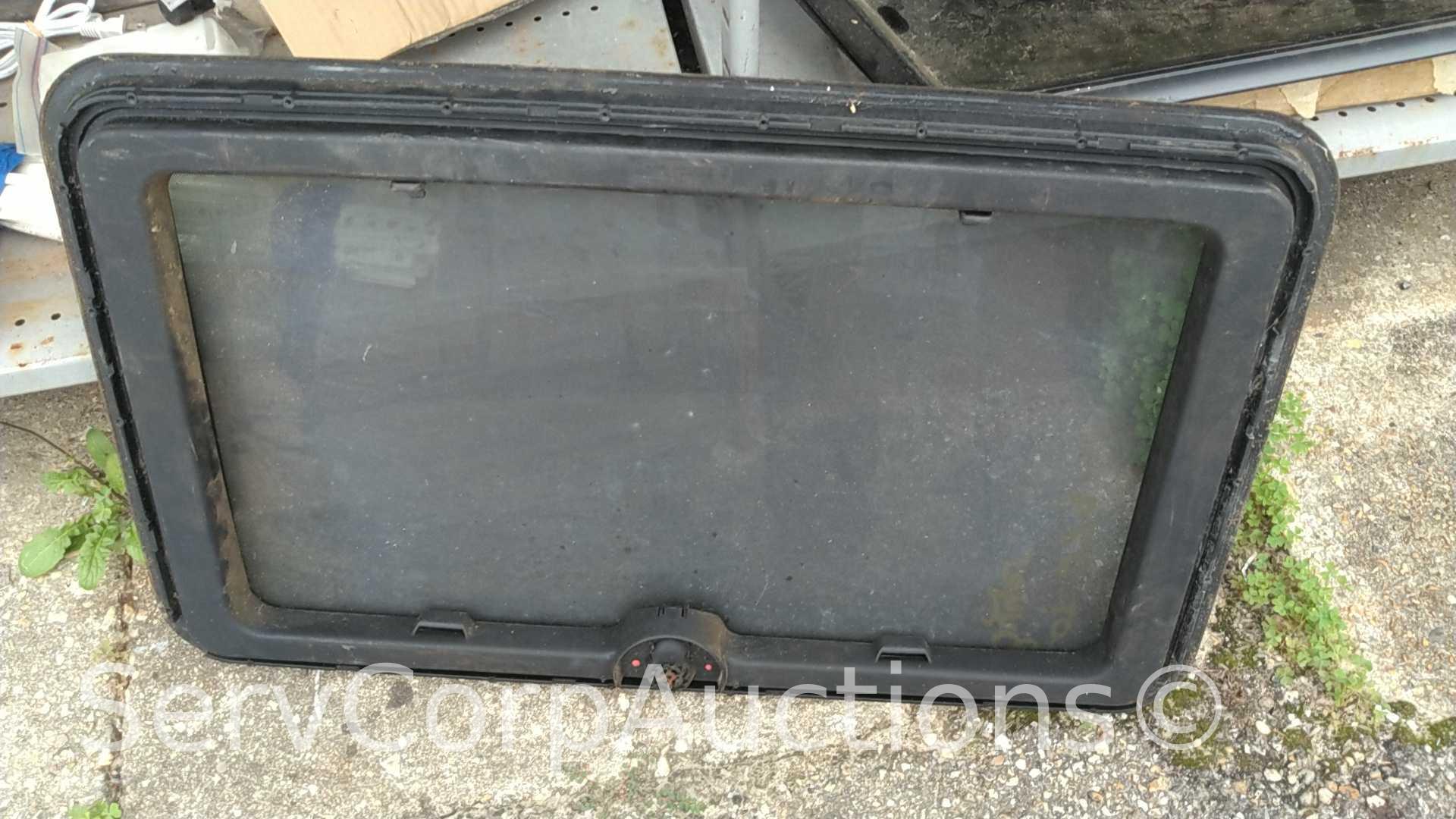 Lot of Various Trailer Windows