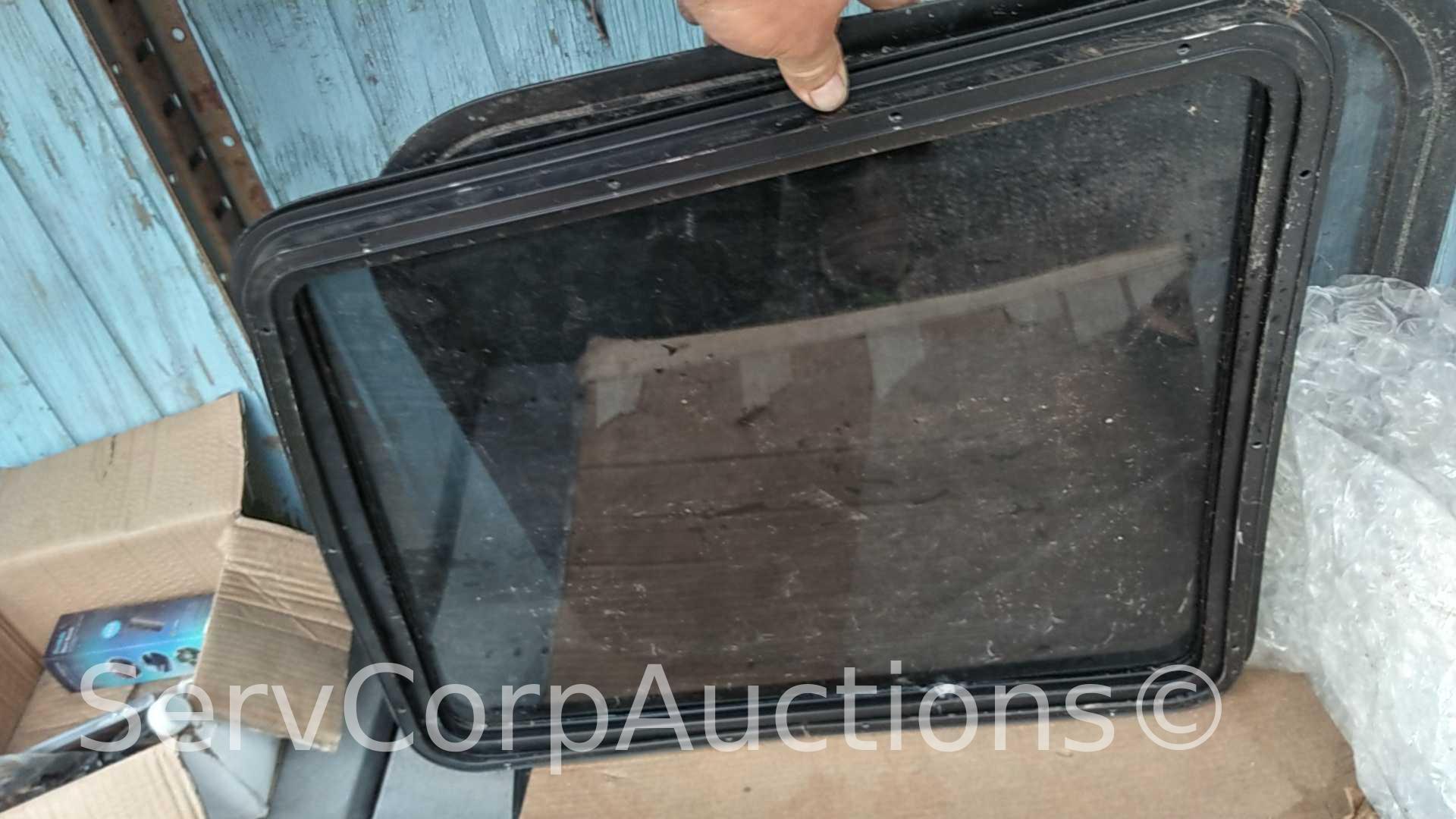 Lot of Various Trailer Windows