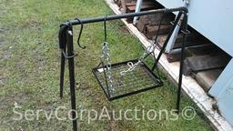 Small Black Planter Swing