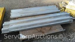 Lot on Pallet of 14" X 62" Corrugated Metal Sheets