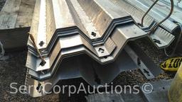Lot on Pallet of 14" X 62" Corrugated Metal Sheets