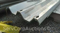 Lot on Pallet of 14" X 62" Corrugated Metal Sheets