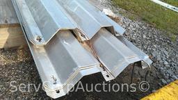 Lot on Pallet of 14" X 62" Corrugated Metal Sheets