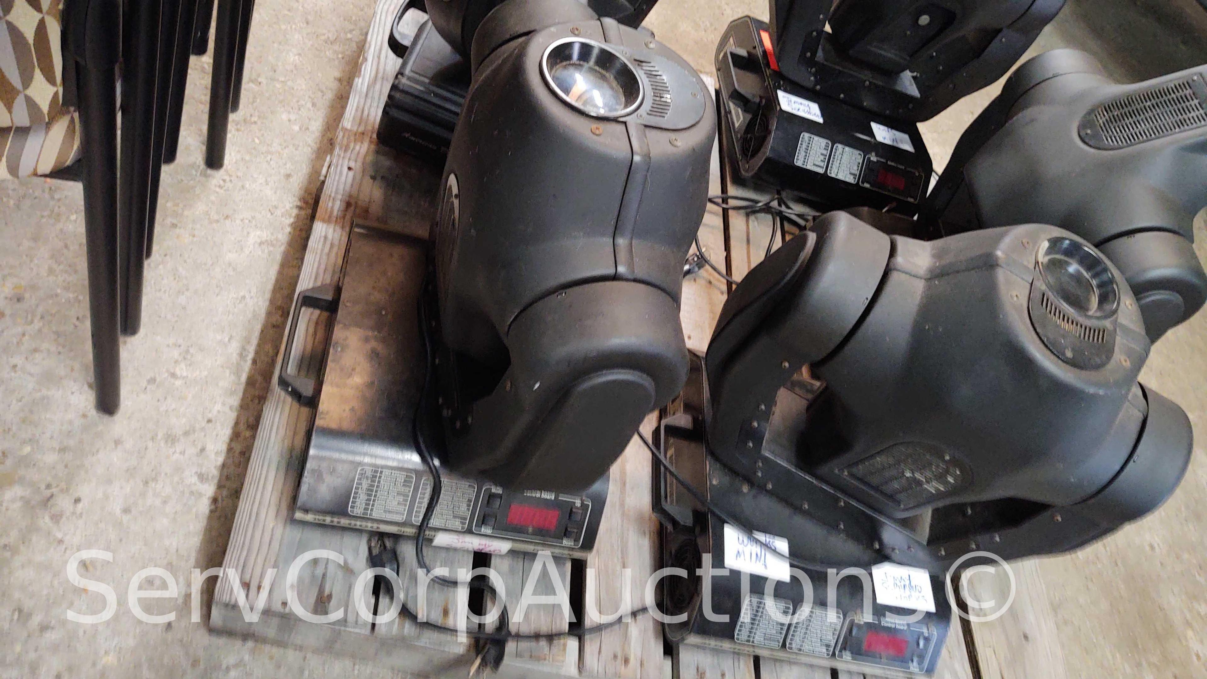 Lot on Pallet of 5 Future Lite MH-600 Spotlights