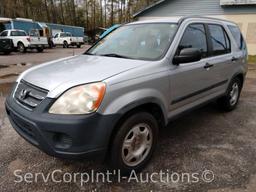 2005 Honda CR-V Multipurpose Vehicle (MPV), VIN # JHLRD68525C013100