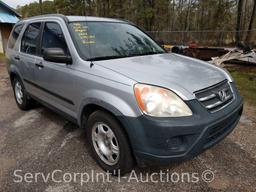 2005 Honda CR-V Multipurpose Vehicle (MPV), VIN # JHLRD68525C013100