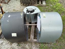 Lot on Pallet of 3 Various Blower Squirrel Cages (Seller: St. Tammany Parish Sheriff)