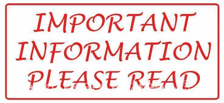 >> IMPORTANT INFO | DO NOT BID ON THIS LOT | READ BEFORE BIDDING <<