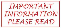 >> IMPORTANT INFO | DO NOT BID ON THIS LOT | READ BEFORE BIDDING <<