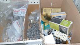 Lot Of Wire Circuit Analyzer, Night Lights, Ceiling Fan Control Switch, Candle Caps, Outlets,