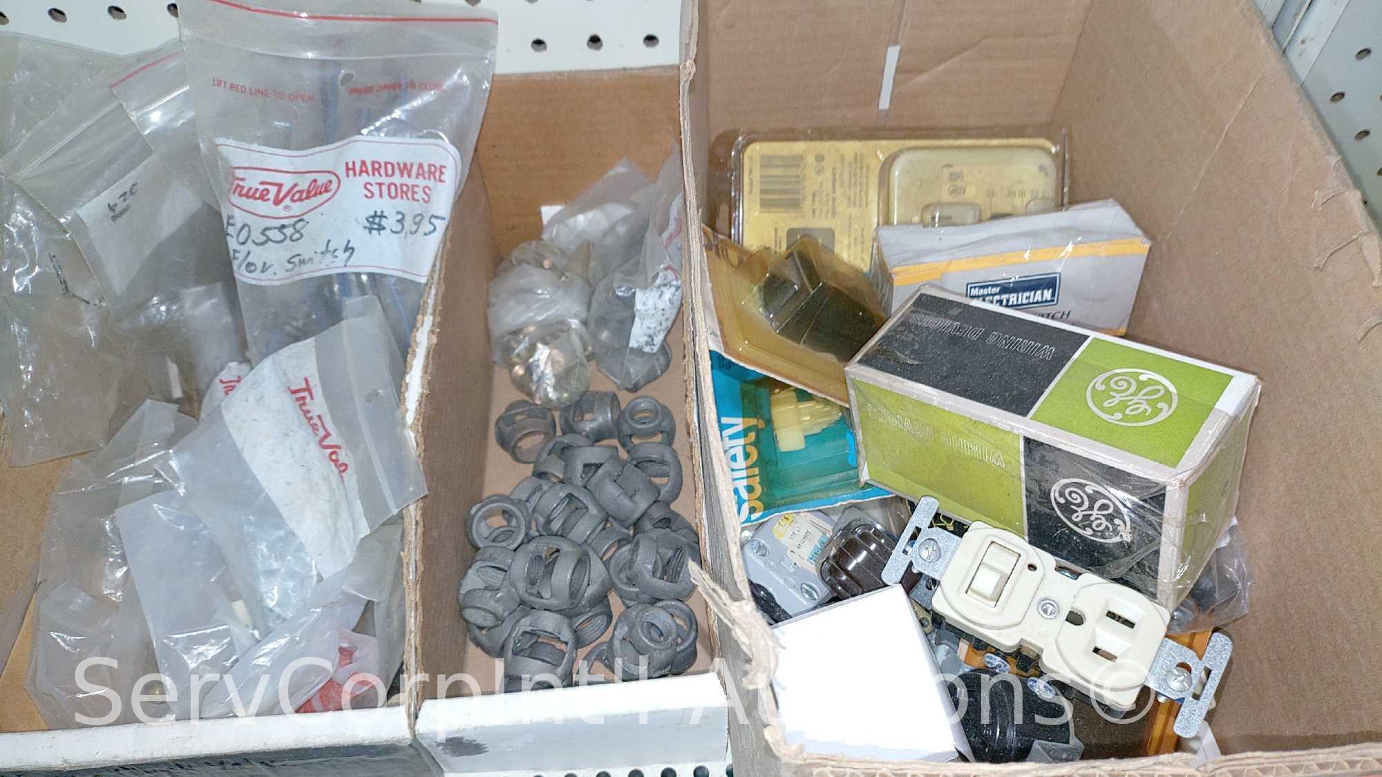 Lot Of Wire Circuit Analyzer, Night Lights, Ceiling Fan Control Switch, Candle Caps, Outlets,