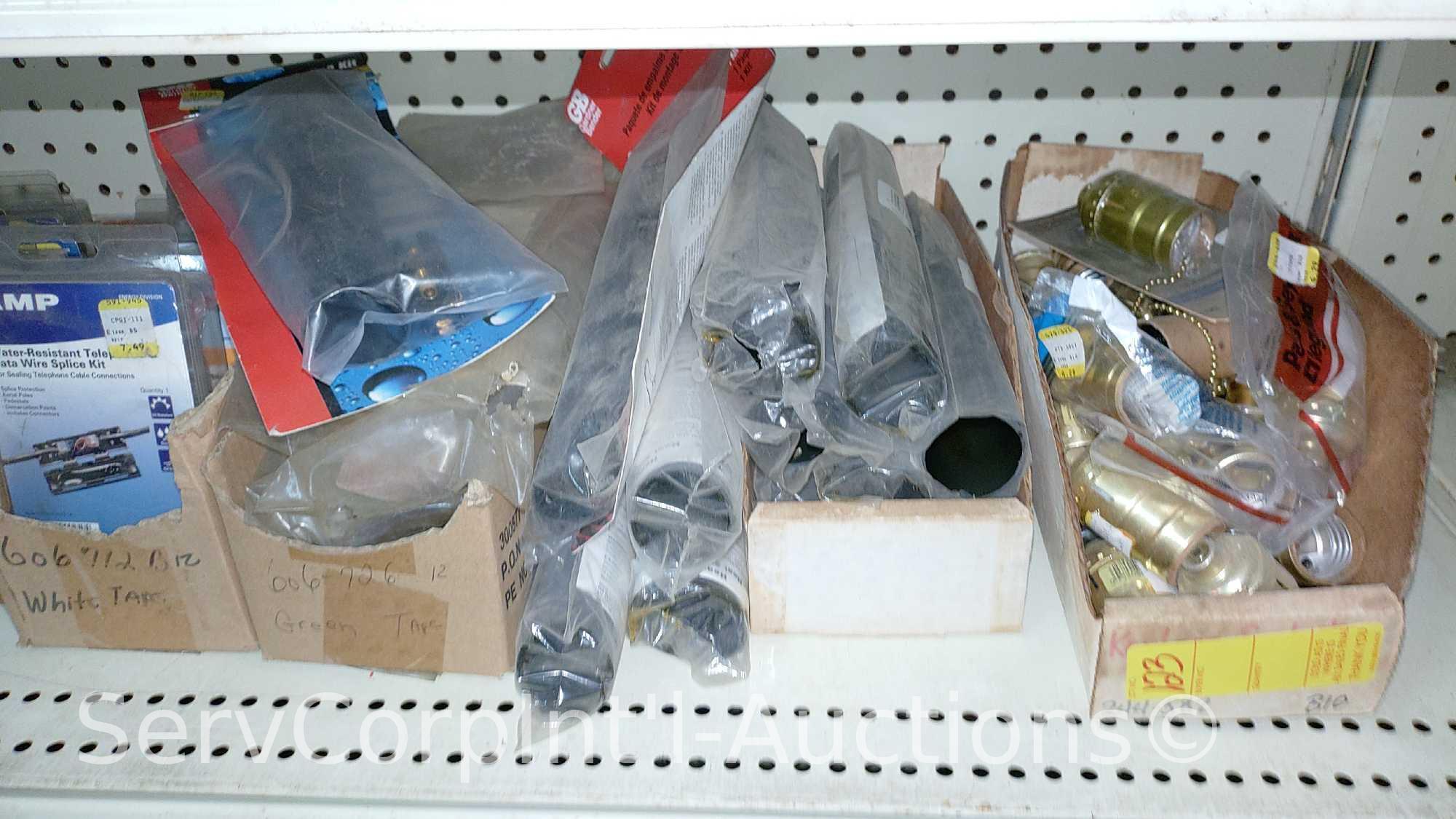 Lot Of Wire Circuit Analyzer, Night Lights, Ceiling Fan Control Switch, Candle Caps, Outlets,