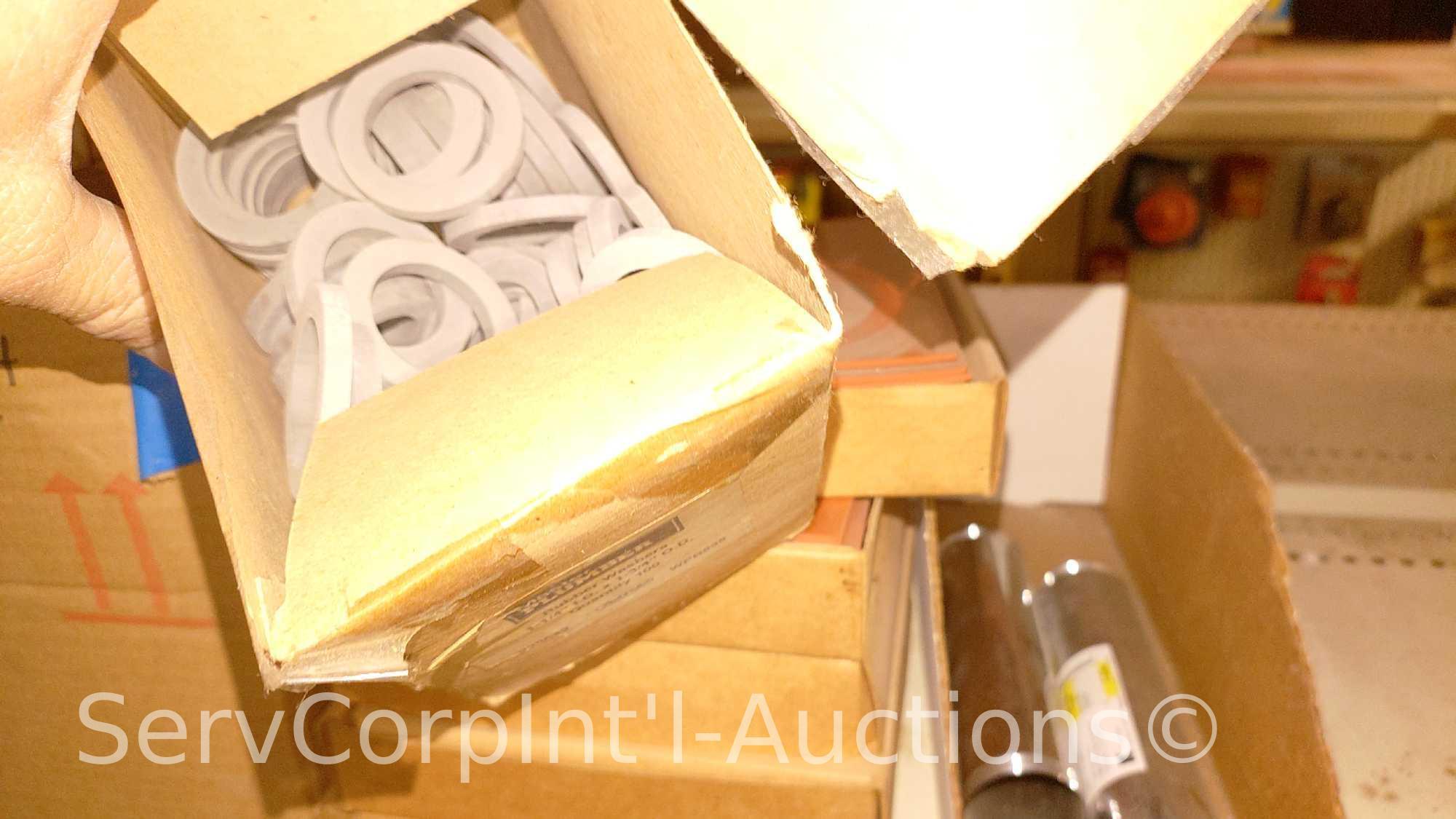 Lot Of Open Coil Dry Elements, Pilot Assembly Kits, Hot Water Heater Timer Switches, Galvanized