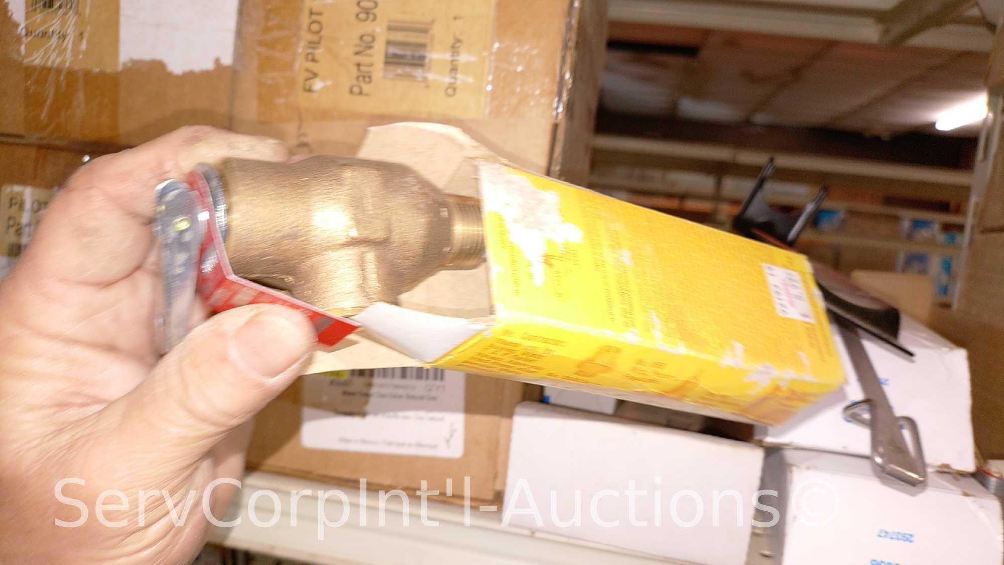 Lot Of Open Coil Dry Elements, Pilot Assembly Kits, Hot Water Heater Timer Switches, Galvanized