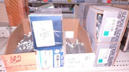 Lot Of Various Size Hex Cap Screws, Hex Bolt, Carriage Bolts, Lag Screws